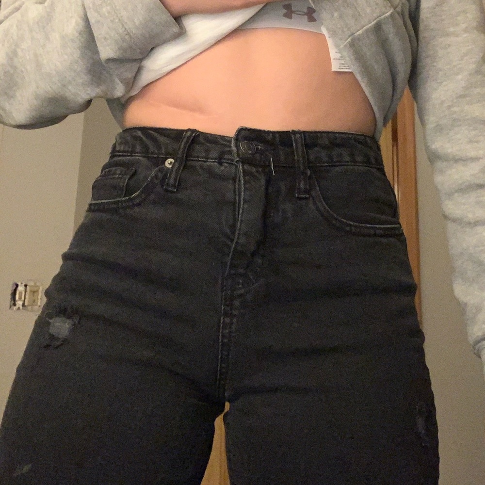 WILD FABLE- Black mom jeans, Size 0